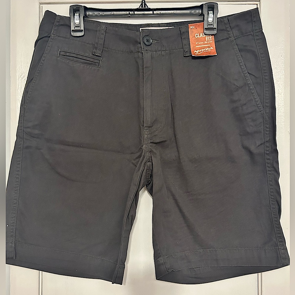 Arizona Jean Company Black Flat Front Shorts